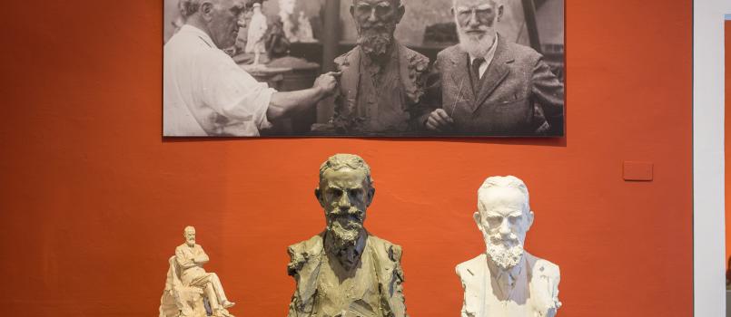Landschapsmuseum - Troubetzkoy Bustes van George Bernard Shaw